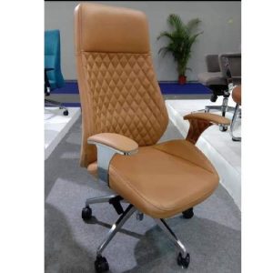 EXECUTIVE CHAIR - QUALITY DESIGNED LIGHT BROWN (UGIN)