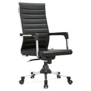 EXECUTIVE OFFICE CHAIR - QUALITY BLACK LOW BACK (MOBIN)