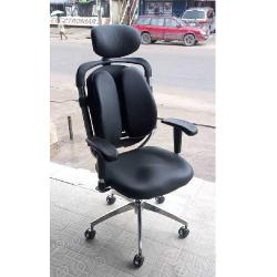 EXECUTIVE OFFICE CHAIR - QUALITY DESIGNED BLACK WITH HEAD REST (UGIN)