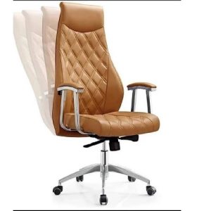 EXECUTIVE OFFICE CHAIR - QUALITY DESIGNED LIGHT BROWN (UGIN)