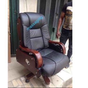 EXECUTIVE OFFICE CHAIR - QUALITY DESIGNED WITH WOODEN HANDLE (OPIN)