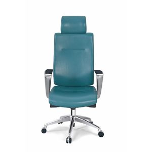 EXECUTIVE OFFICE CHAIR WITH HEAD REST BLUE DEL 212