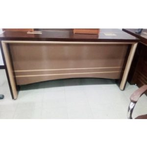 OFFICE TABLE - QUALITY 1.8 METER BROWN WITH CREAM COLUR DESIGNED (ARIN)