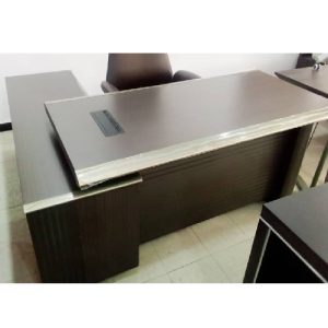 OFFICE TABLE - QUALITY DESIGNED 1.8 METER BROWN & CREAM (ARIN)