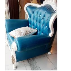 SOFA CHAIRS - QUALITY DESIGNED 7 SEATERS BLUE COLOR (DEEM)