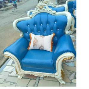 SOFA CHAIRS - QUALITY DESIGNED 7 SEATERS BLUE COLOR (DEEM)