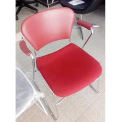 VISITOR`S CHAIR - QUALITY DESIGNED RED (ARIN)