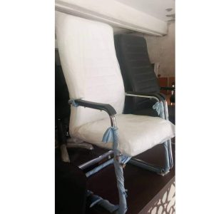 VISITOR`S CHAIR - QUALITY DESIGNED WHITE HIGH BACK (ROMIN)