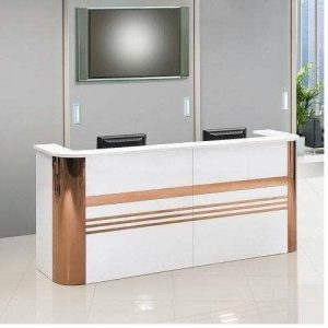 WHITE-BROWN-FRONT-DESK-CLASSIC-FURNITURE