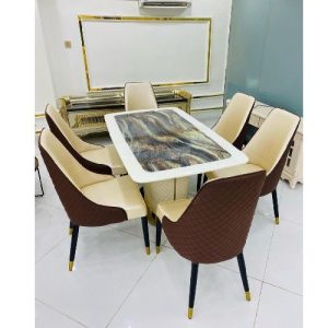 CONFERENCE TABLE & CHAIRS - QUALITY DESIGNED 6 MAN (SOFU)