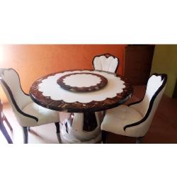 DINING SET - QUALITY DESIGNED 6 CHAIRS (PIANET)