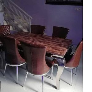 DINING SET - QUALITY DESIGNED 6 SEATER (ZIDFU)