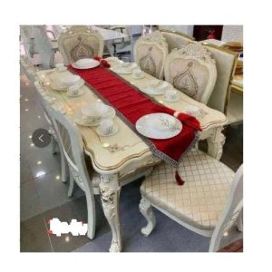 DINING SET - QUALITY DESIGNED CREAM (SOFU)