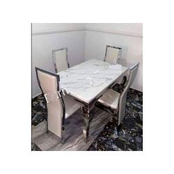 Dining Set Mambilla 4-Seater Marble - 38