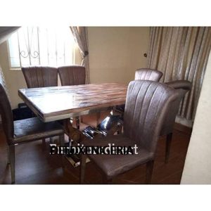 Dining Set Marble Lectle - Medium