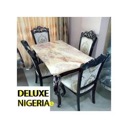 Dinning Set - Executive Marble With 4 Chairs