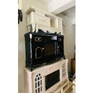 FIREPLACE - QUALITY DESIGNED ROYAL BLACK (SATEC)