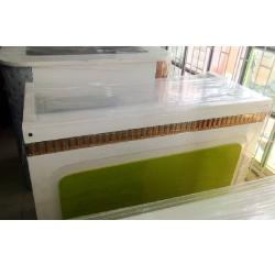 FRONT DESK - QUALITY DESIGNED 1.4M WHITE & GREEN (ARIN)