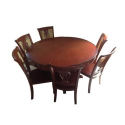 MW Model Dining Table with 6 Chairs