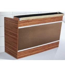 OFFICE FRONT DESK - QUALITY WOODEN EXECUTIVE BROWN (NOFU)