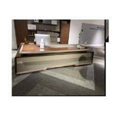 OFFICE TABLE- QUALITY DESIGNED BROWN & CREAM EXECUTIVE (AUFUR)