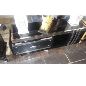 TV STAND - QUALITY DESIGNED BLACK (MOBIN)